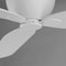Maxim Lighting Lowell 52'' 3-Blade Hugger Fan No Light, Matte White 88808MW - alternate 2